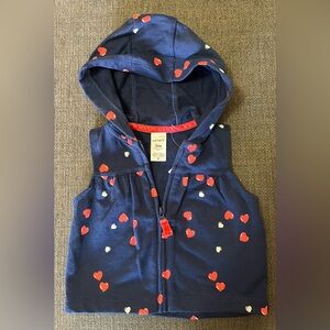 COPY - New Carter’s Heart Vest Size 3 Months